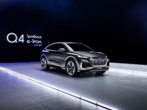 Audi Q4 Sportback e-tron Concept 2020 года 